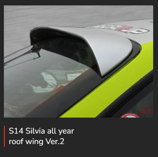 Origin Labo Roof Wing Nissan Silvia S14
