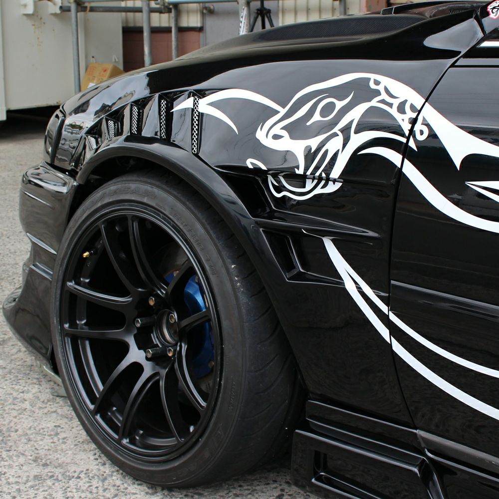 Origin Labo Kit fenders avant Shark Gill Toyota Chaser JZX100 +55mm