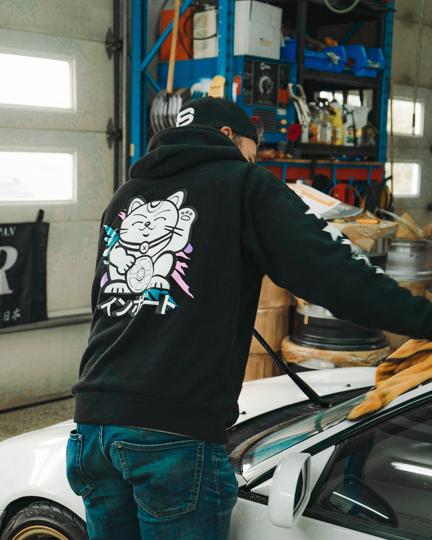 Hoodie Japan Spec Maneki-Neko