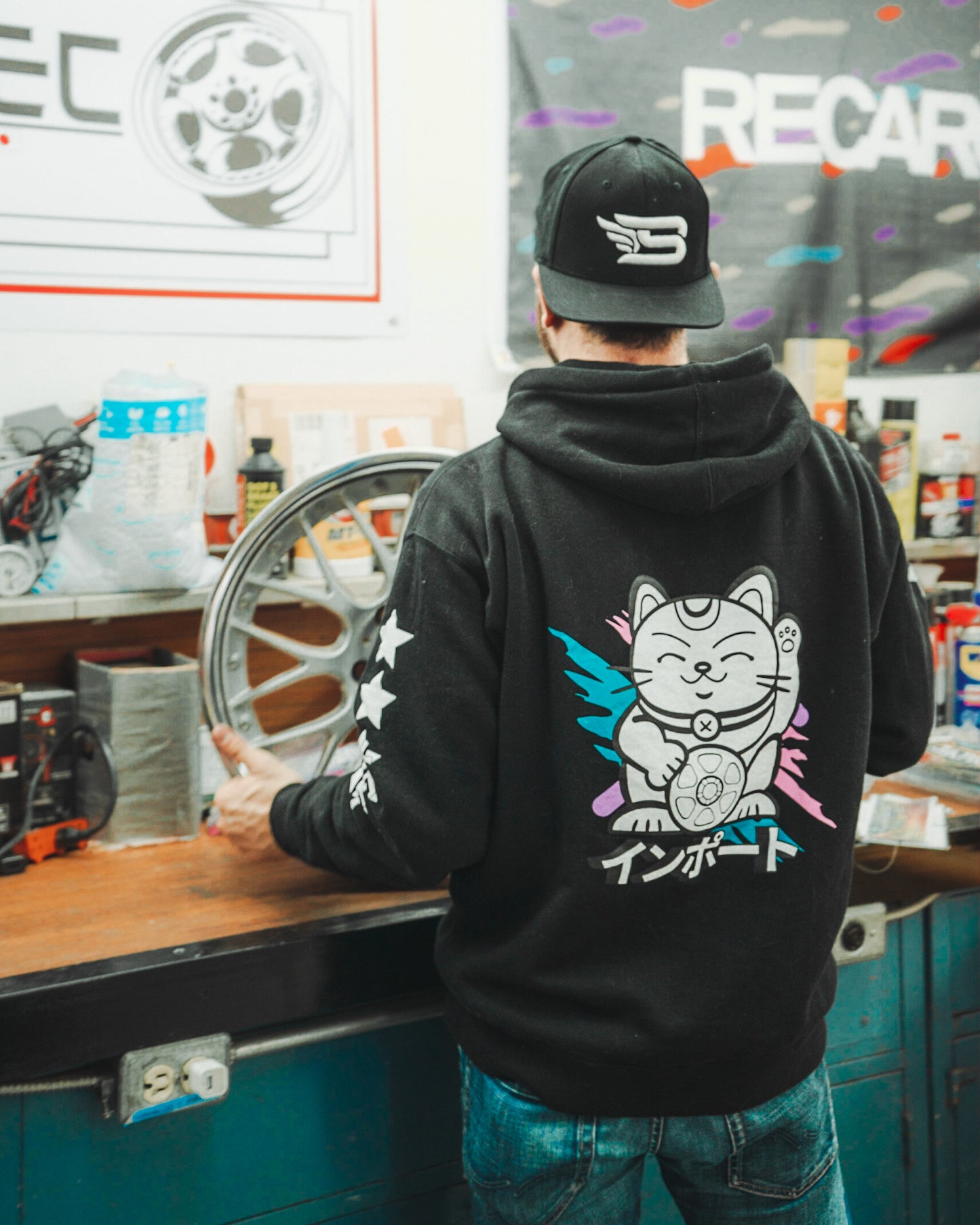 Hoodie Japan Spec Maneki-Neko