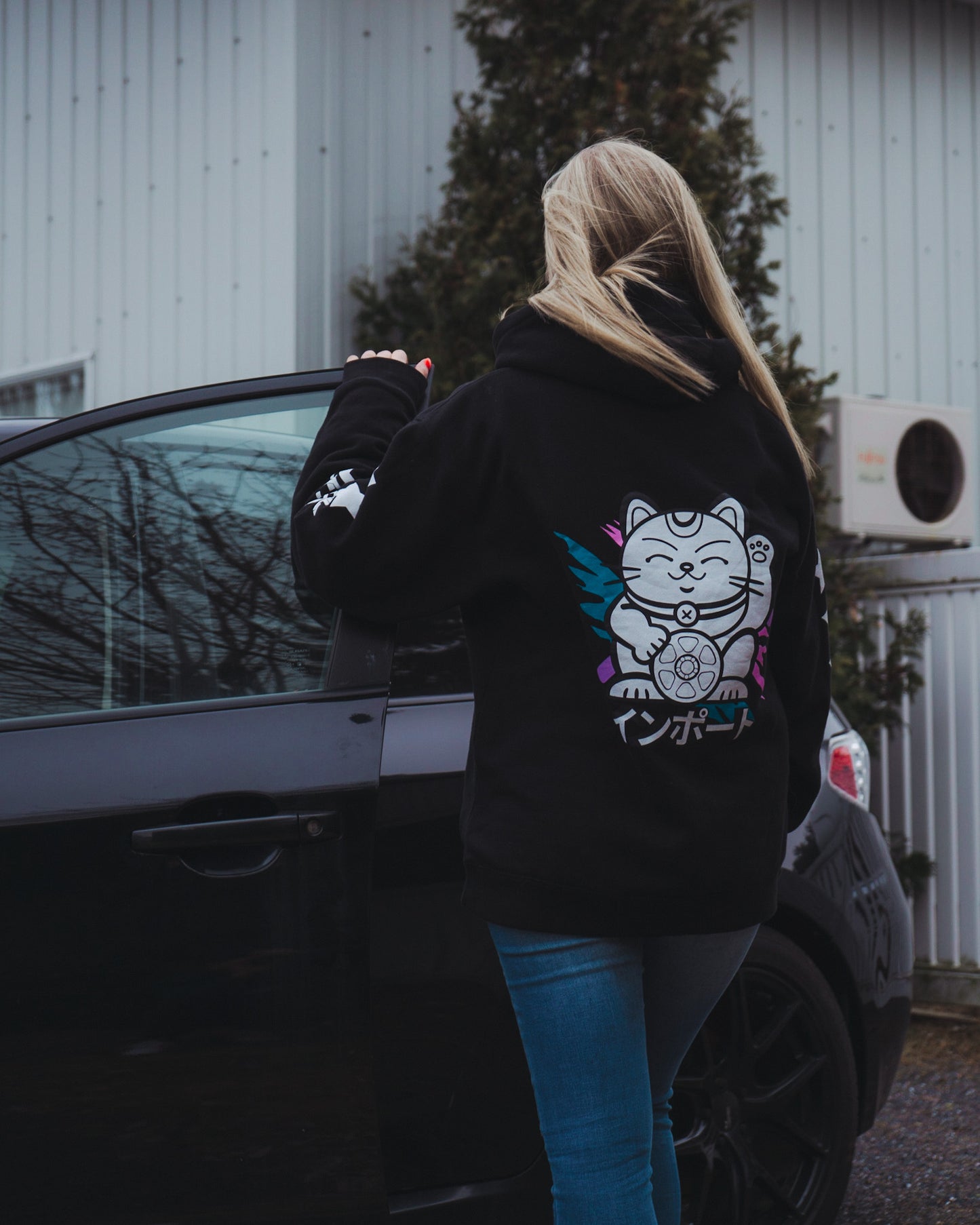 Hoodie Japan Spec Maneki-Neko